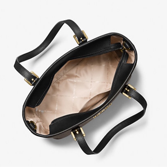 MICHAEL KORS 
Jet Set Travel Extra-Small Logo Top-Zip Tote Bag
BROWN/Back 
NWT - Picture 2 of 16